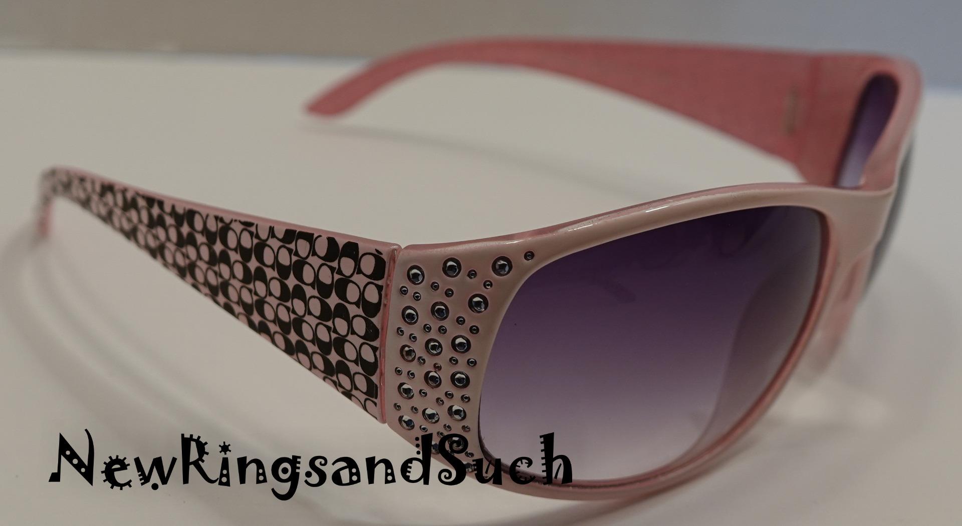 Women's Rectangle Bling Eyewear Rhinestone Sunglasses 420-23 - Picture 15 of 16