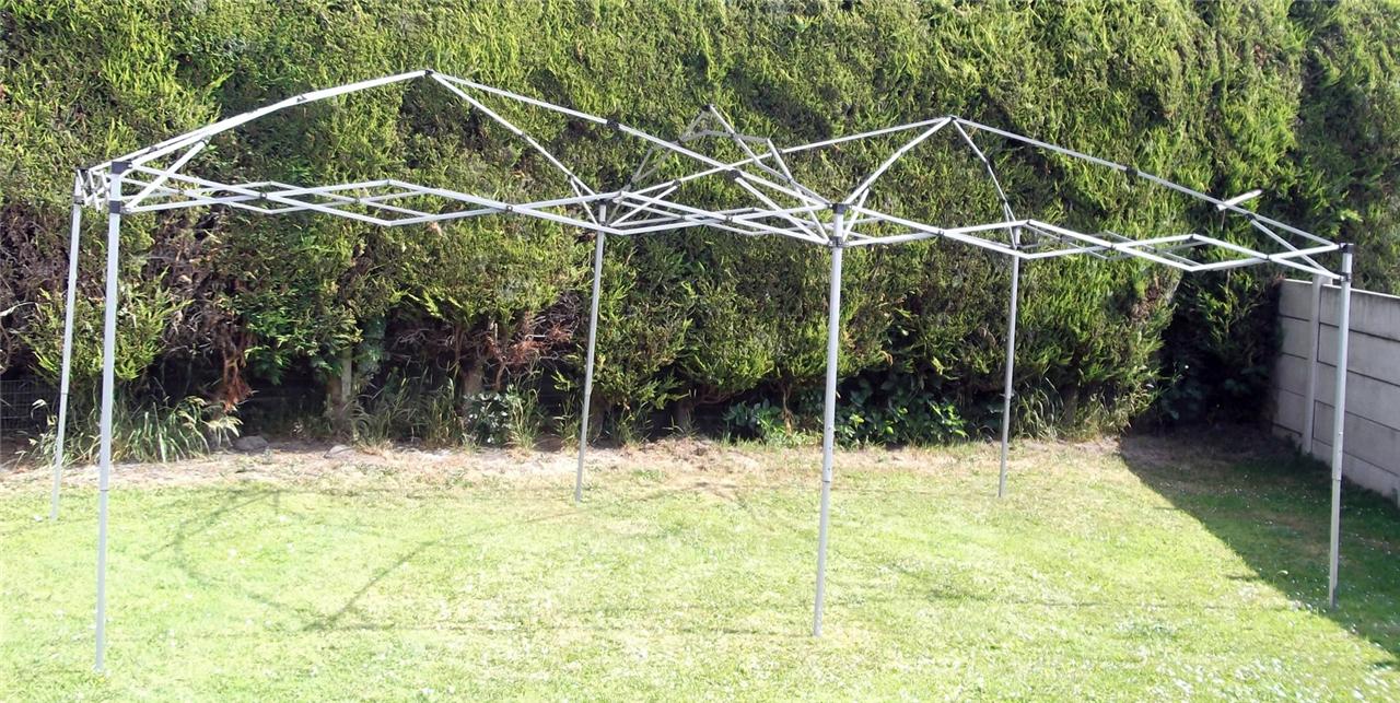 Gazebo steel FRAME ONLY Pop Up 6m x 3m REPLACEMENT FRAME ex-display | eBay