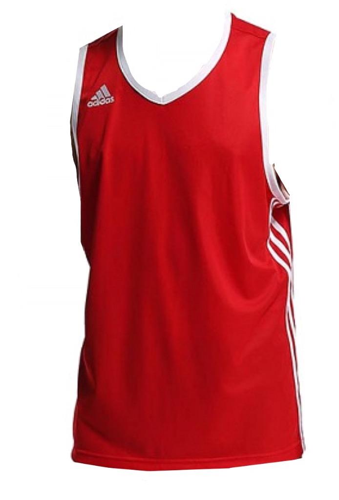 Adidas Mens Commander RED Basketball Vest G76618 Sleeveless Size Large ...