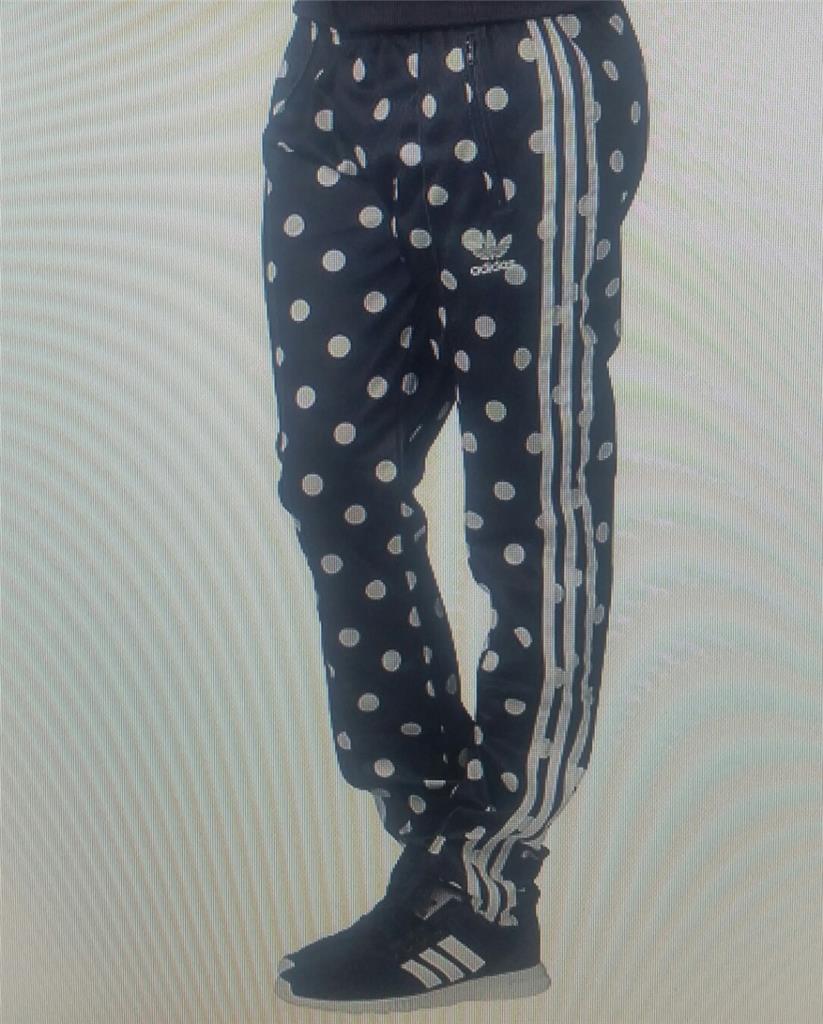 adidas polka dot track pants