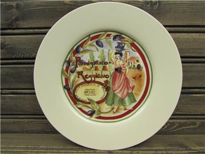 Classic Cheese by Restoration Hardware Salad Plate Cheese Labels PARMIGIANO | eBay