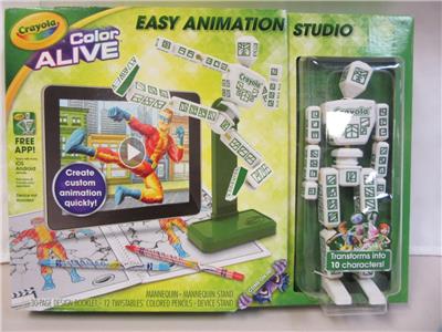 Color Alive Crayola Easy Animation Studio With Posable Mannequin
