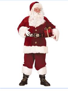 santa suit boot covers