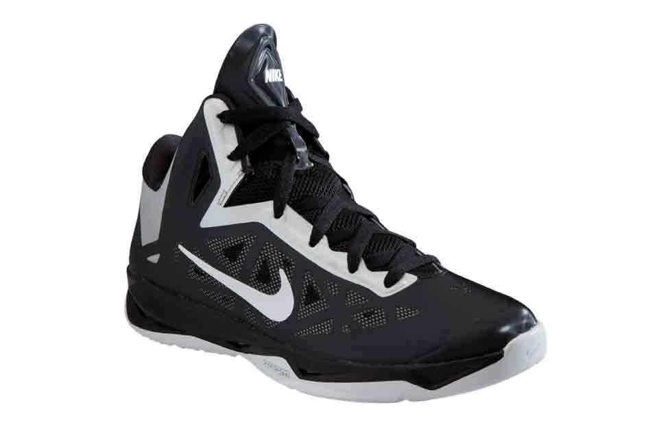 NEW Womens Nike Zoom Hyperchaos 535273 001 Black White Basketball Shoes ...