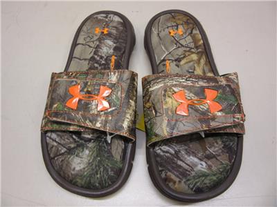 Youth Under Armour Ignite Camo Sandals 