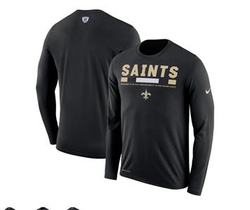 saints dri fit long sleeve