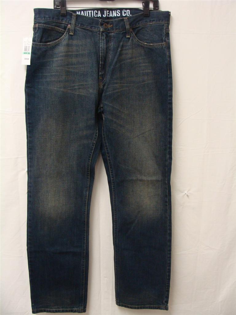 Nautica Jeans Co. Men's Straight Fit Jeans In Assorted Washes & Sizes ...