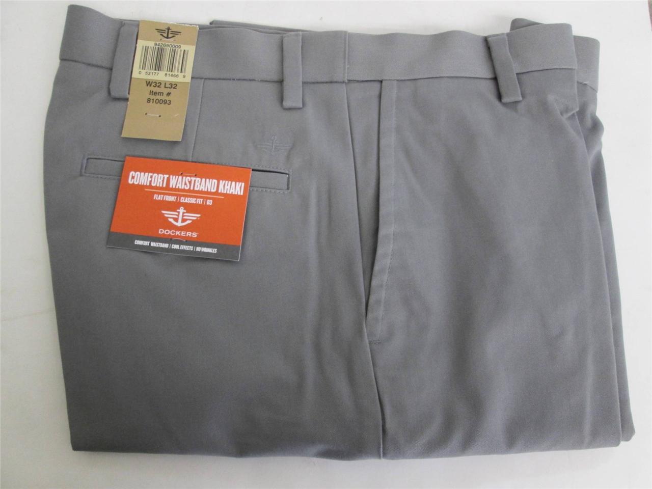 Dockers Men's D3 Comfort Waistband Khaki Pants in Various Sizes ...