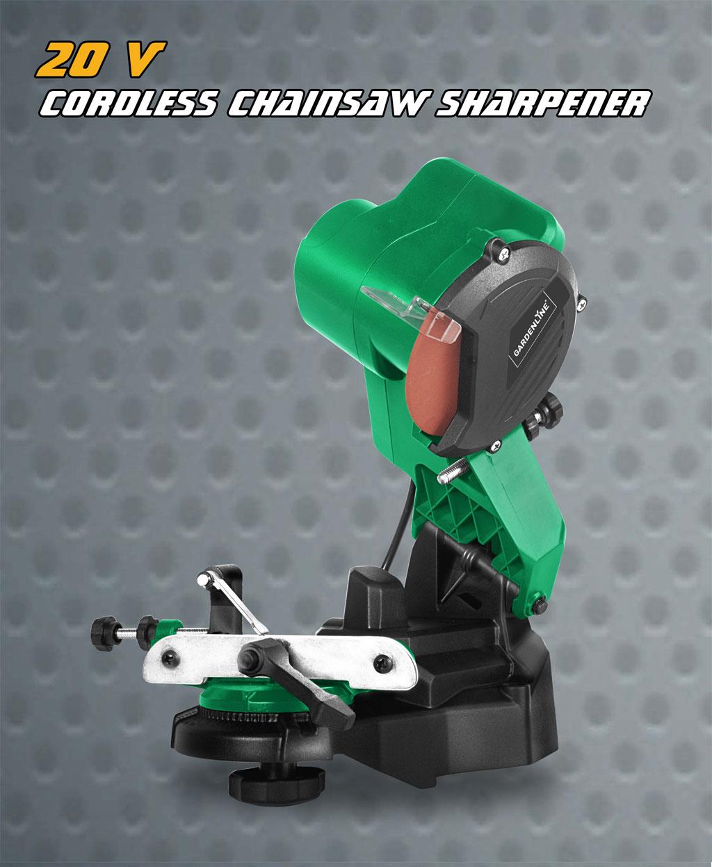 NEW ALDI Gardenline XFINITY 20v Chainsaw chain saw Sharpener NO battery