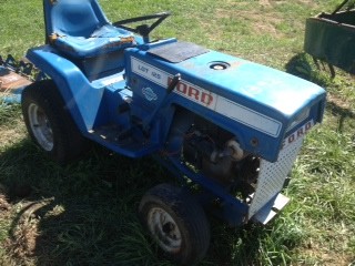Ford lgt 125 garden tractor #8