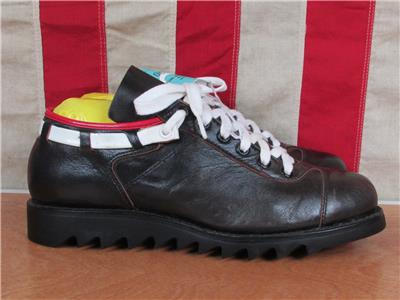 Vintage 1960s Riddell Kangaroo Leather Football Shoes Coach Ripple Sole NOS 6.5 | eBay