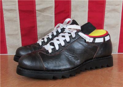 Vintage 1960s Riddell Kangaroo Leather Football Shoes Coach Ripple Sole NOS 6.5 | eBay