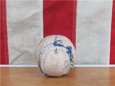 ベースボールコレクション ！ Vintage 1940s Bounder Ball Baseballs Group 5 Leather Blue Stitch
