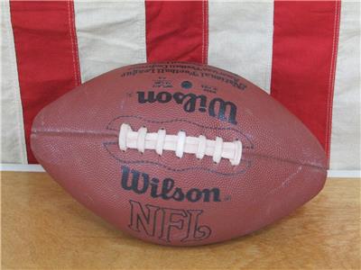 Vintage Wilson NFL Official Leather Football w/Laces AFC NFC