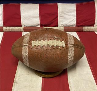 Vintage 1970s Wilson Leather Football w/Laces OJ Simpson F1144