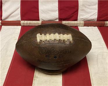 Vintage 1980s Wilson Leather NFL Official Football Paul Tagliabue