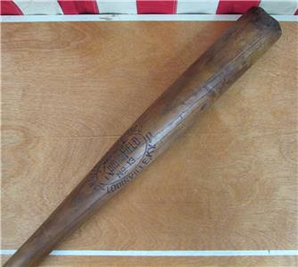 Rare batte de baseball vintage 1913-1933 Louisville Slugger