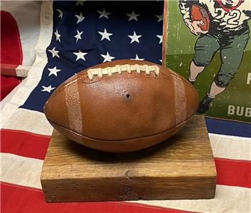 50s 60s football T フットボール エルボーパッチ Vintage 1960s Wilson Leather Football Laces Dick Butkus F1350