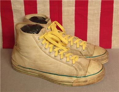 Vintage 1950s Bob Cousy Basketball Sneakers Randys Athletic Shoes Sz.12 ...