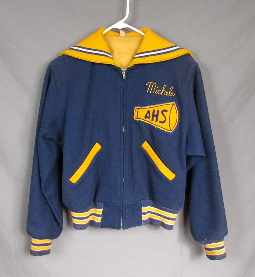 Vintage 1950s AHS High School Varsity Wool Letter Jacket ...