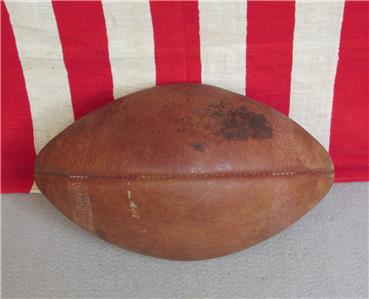 Vintage Cooper Leather Official Football with Laces Top Grain