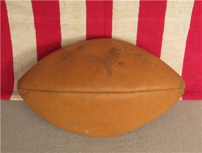 Vintage Prep School Leather Official Football w/ Laces G3211 Model