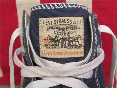 Vintage Levi Strauss & Co.Canvas High-Top Sneakers Pocket