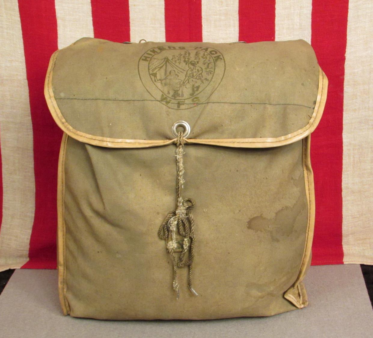 vintage boy scout backpack