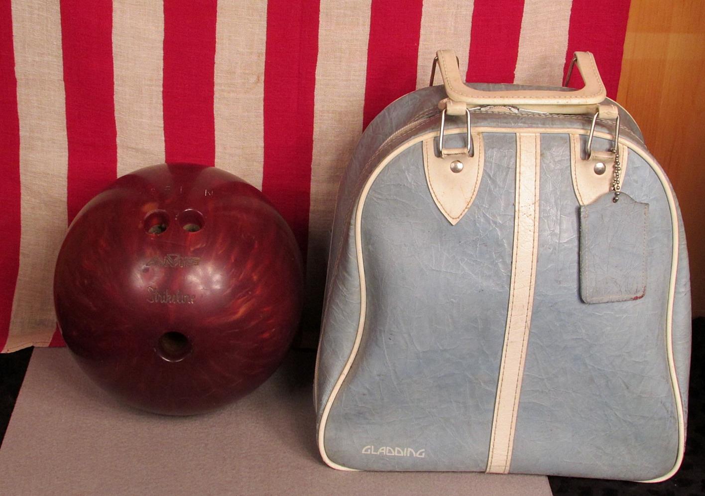 retro bowling ball bag