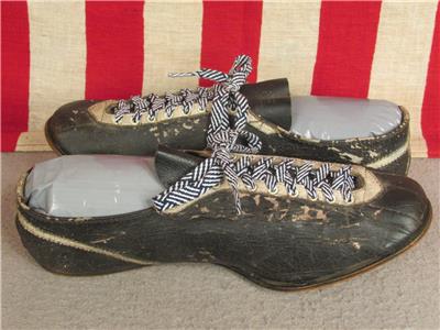 50s vintage スペクテイターシューズ　USA製　美品　27.5相当 Vintage 1950s Black & White Leather Track Shoes Sprinters