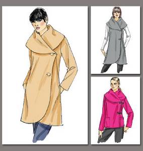 Vogue V8775 Sewing Pattern Vogue Misses' Jacket/Coat Loose Fit - Very ...