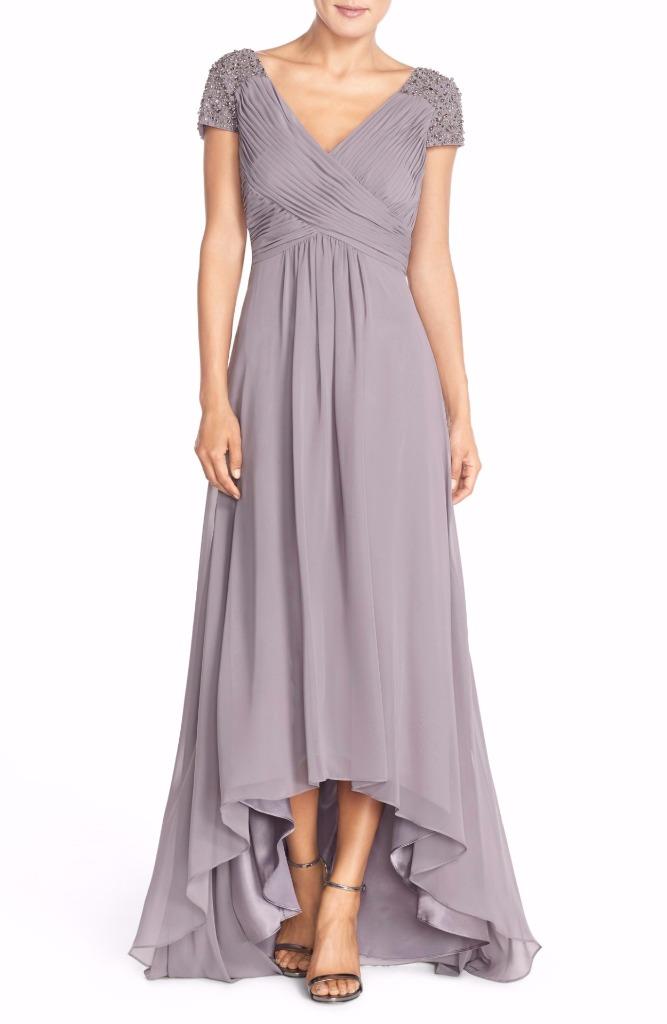 eliza j chiffon gown