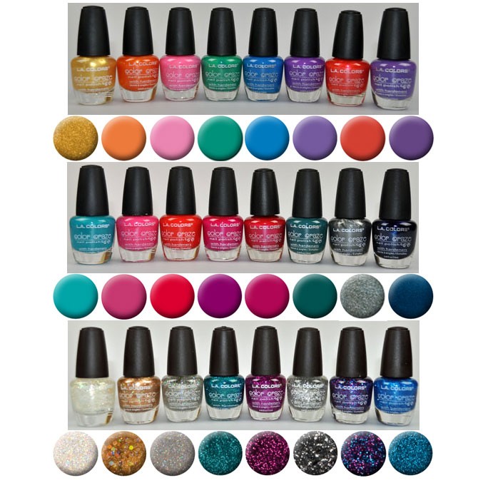 L.A. Colors Color Craze Chip Resistant Quick Dry Nail Art Polish ...