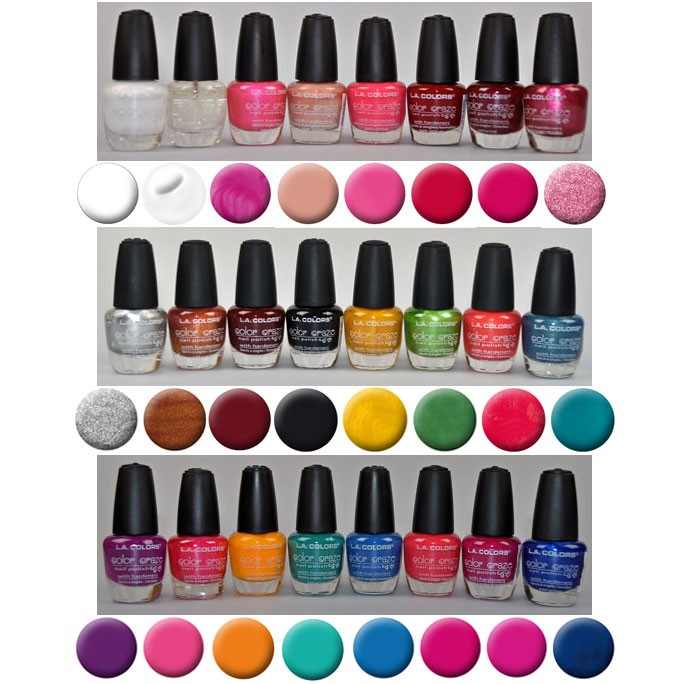 L.A. Colors Color Craze Chip Resistant Quick Dry Nail Art Polish ...