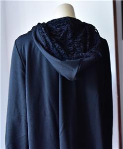 CATERINA LANCINI COAT JACKET Black Laces size 3XL new with tag # 47