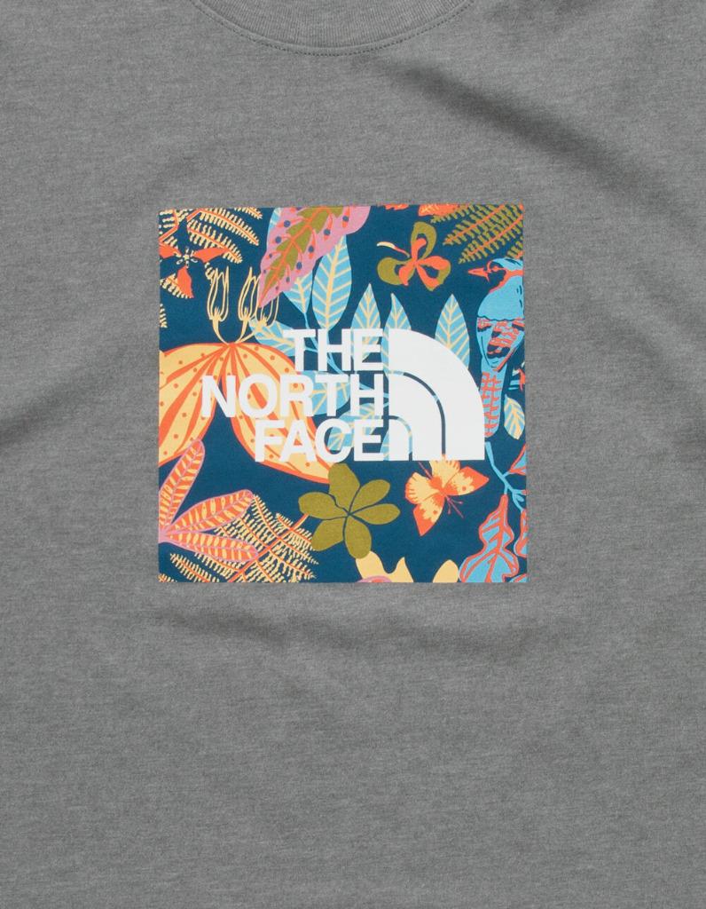 THE NORTH FACE Wanderer Floral Box Mens T Shirt Gray eBay