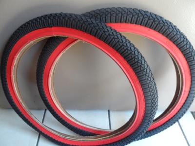 red wall bmx tires