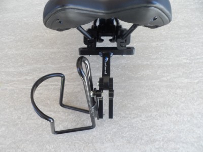 seat mounted water bottle cages