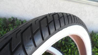 Thick 20x 2.30 BMX White Wall Tires Tubes Bike Street Slick Fat Husky Tires