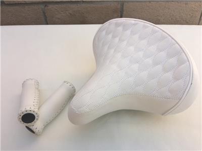 White cruiser bike seat hotsell