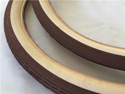 BROWN Tan 26x2.35 Bicycle Fat Tires Pair of Tan Brown 26x2.35 Bicycle Fat