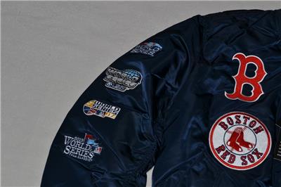 セール商品が満載 AUTHENTIC ALPHA INDUSTRIES NEW ERA MLB BOSTON RED SOX MA-1 ウェア