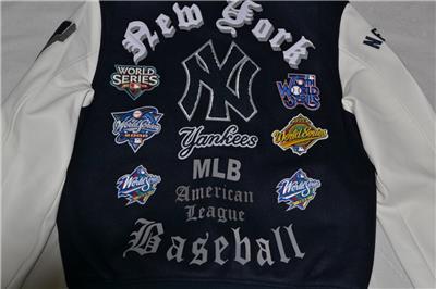 NYY World Series Varsity Jacket 9/15まで New York Yankees NEW 27-Time 27X World Series Champions Varsity