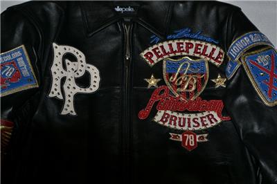 Pelle Pelle 限定版 ブラックレザージャケット 48 Pelle Pelle
