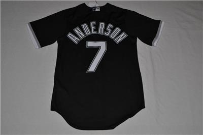 Authentic Men's Chicago White Sox Tim Anderson Nike Black Jersey