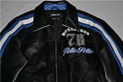 ジャケット・アウター archive Pelle Pelle Leather Jacket AUTHENTIC Pelle Pelle Men's LEATHER Jacket WORLD TOUR BLACK BLUE