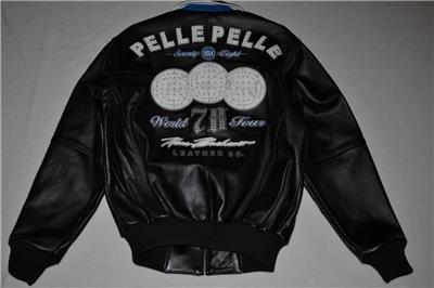 AUTHENTIC Pelle Pelle Men's LEATHER Jacket WORLD TOUR BLACK