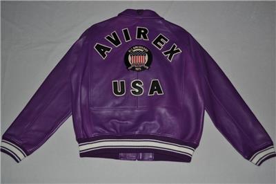 AVIREX バーガンディ Men's Avirex Icon Bomber Burgundy Leather Jacket - MotoCollection