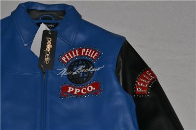 pelleq 【2017AW ツイードブルゾン】 AUTHENTIC Pelle Pelle Men's LEATHER Jacket WORLD TOUR BLACK