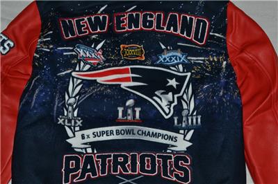PRO STANDARD Men's NEW ENGLAND PATRIOTS MUlTI REMIX Varsity Jacket